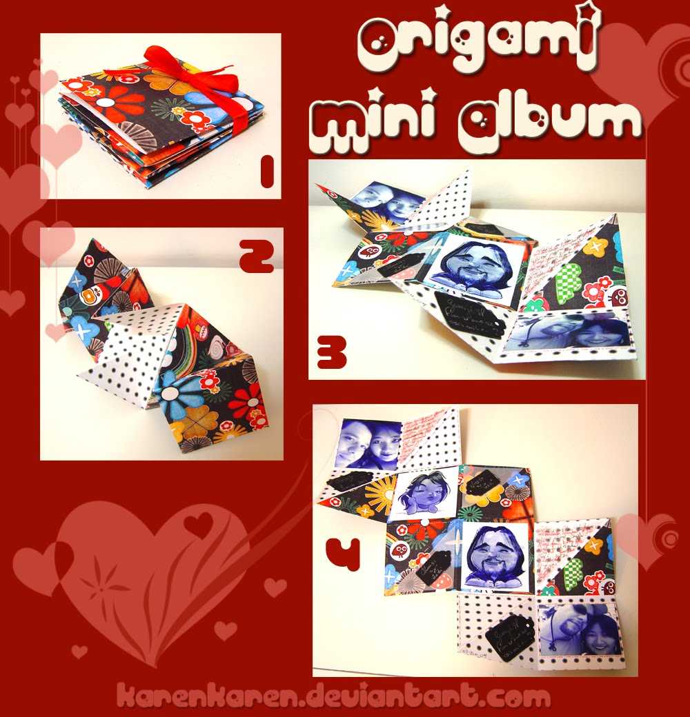 Origami Mini Album Karencraft