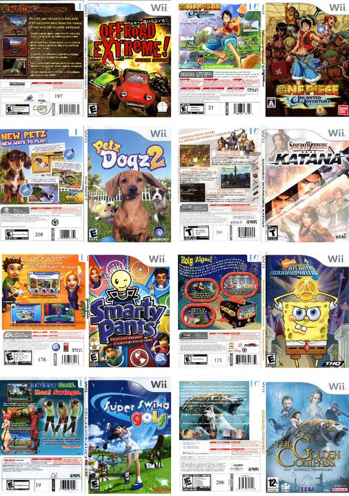 blu raydvdjuegos CATALOGO WII
