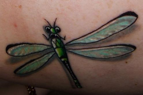 Large Dragonfly with detailed Paisley Pattern &#171; Gailz Tattooz