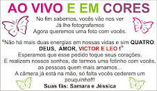 Nossa faixa em homenagem a Victor&Leo!