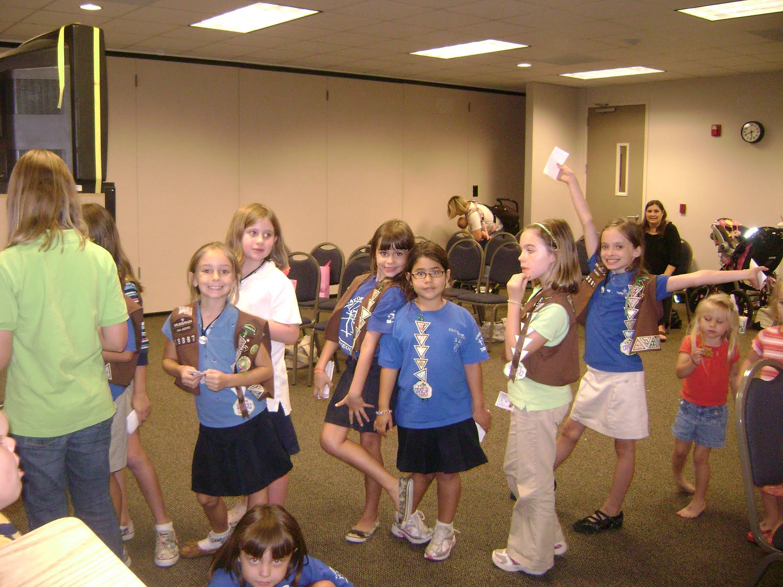 Eddings, Party of Four! Brownie Girl Scouts!