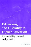 Front cover of E-Learning and Disability in Higher Education