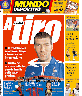 portada Mundo Deportivo Zidane se ofrece al Barcelona