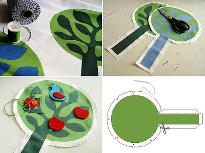 artesanato em feltro tutorial