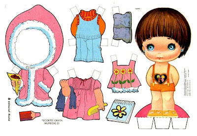 Bonecas de Papel - Paper Dolls - Muñecas Recortable