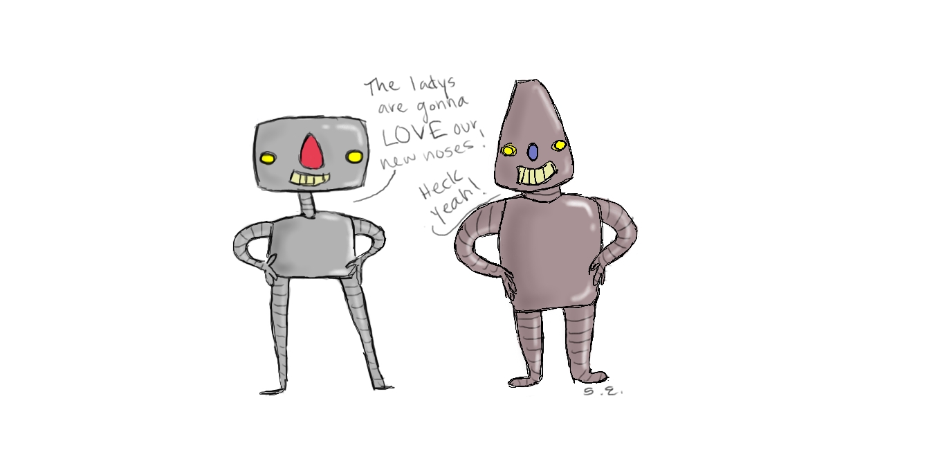Not Rando PICKLES! Robots with noses