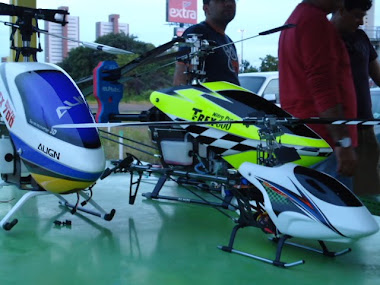 Parte da frota dos helimodelos!