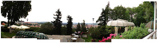 view of Prague from Petrin Hill