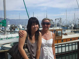 Penny with daughter Nicole - Santa Barbara harbour