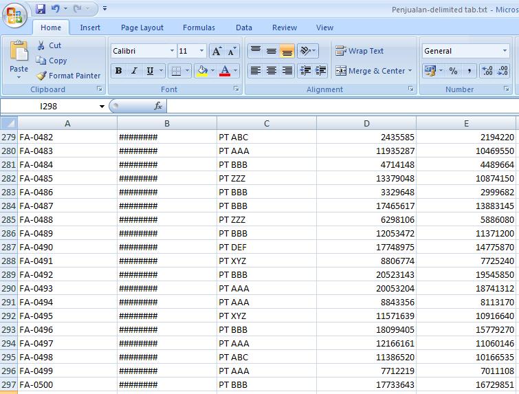 taufiktanjung Konversi File Text ke Excel