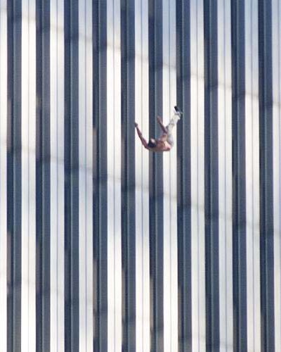 På vej mod døden ved selvmord, fra World Trade Center 2001