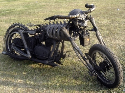 Skelet motorcykel