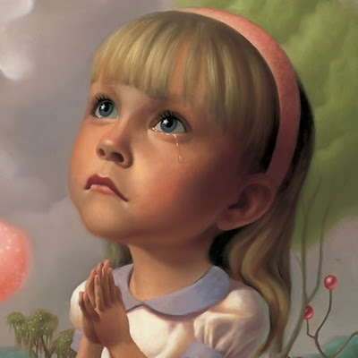 Lille pige beder til helgenen, Sankta Barbie Dukke