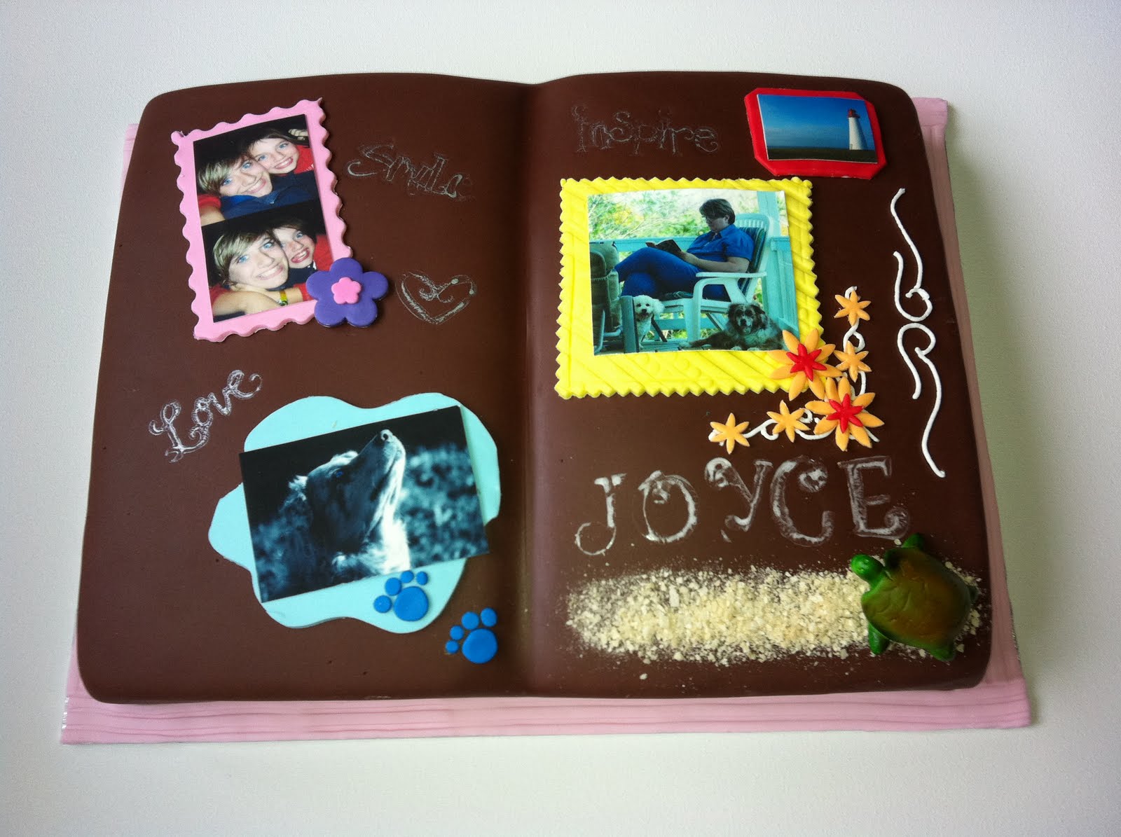 Jocelyn's Wedding Cakes and More.... Scrapbook Cake