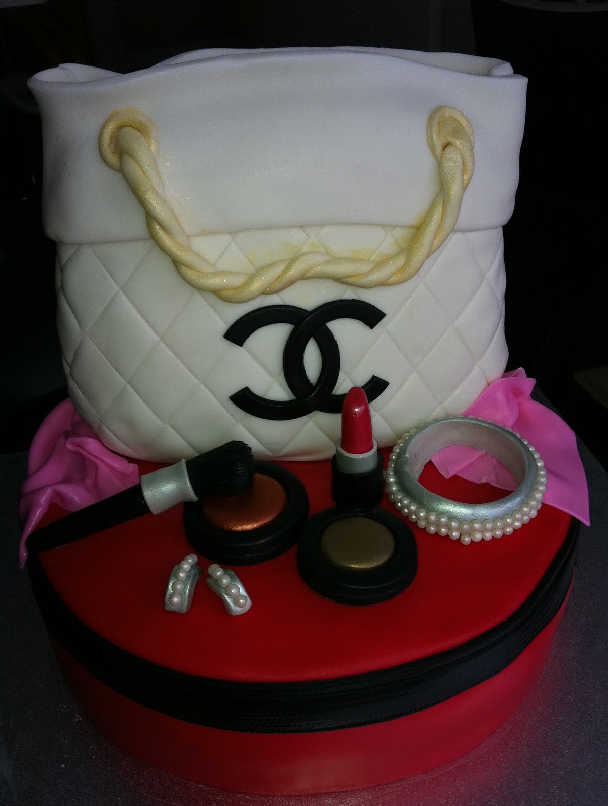 Jocelyn's Wedding Cakes and More....: Chanel Purse Cake/Designer ...