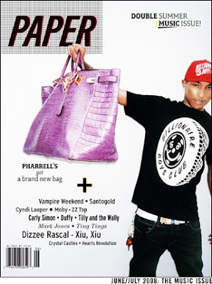 pharrell-paper Pharrell Covers Paper Magazine  