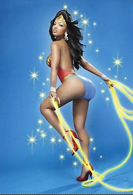 2 Angel Lola Luv As Wonder Woman In Black Men NAg SSX Issue  
