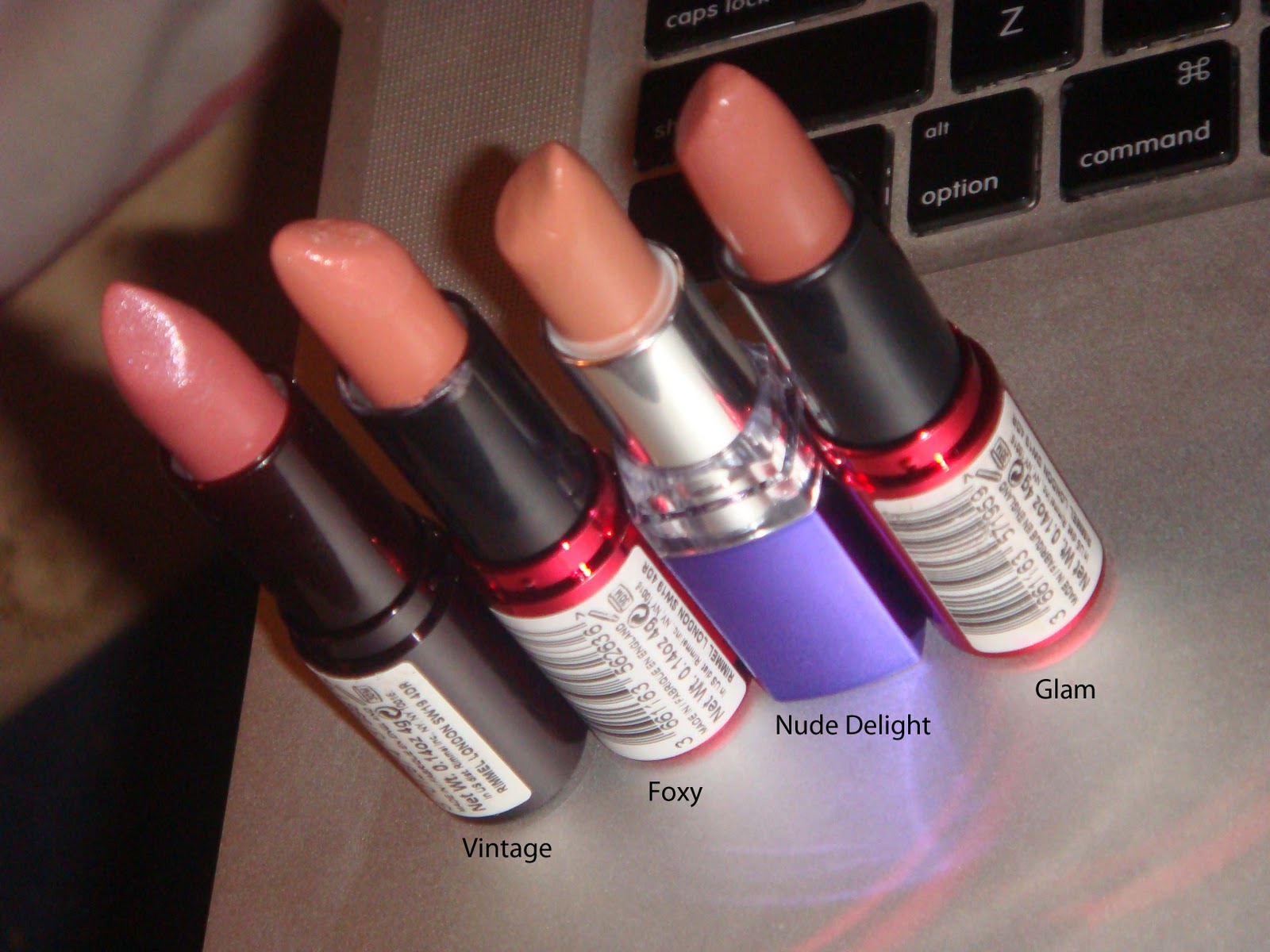 Rimmel Neutral Favorite lipsticks