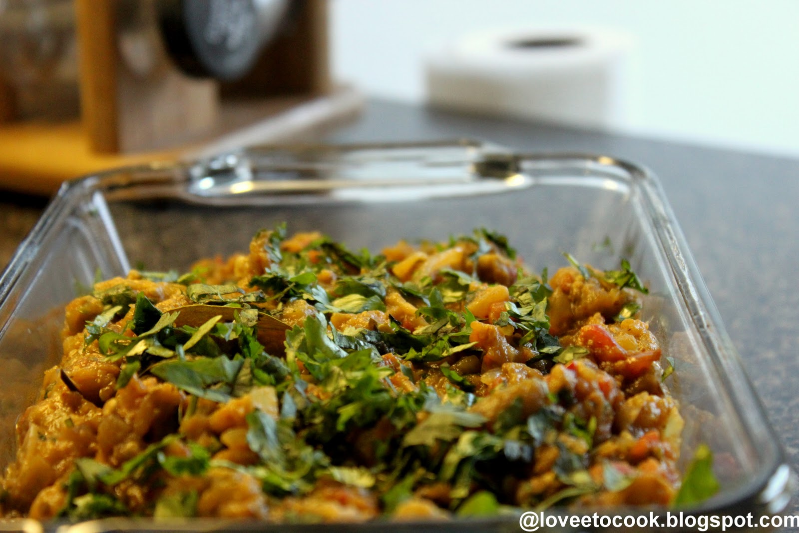 Love II Cook Baingan Bhartha (Indian Baba ganoush)