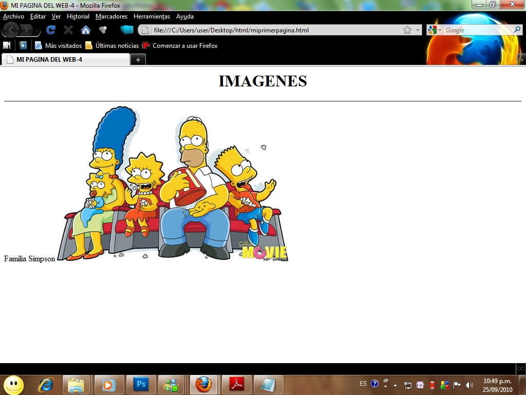 Alexmania: Como insertar una imagen en HTML