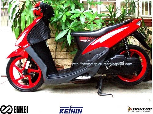 Modifikasi Motor Mio Merah Marun Bikin Pacar Tambah Manja | Modifikasi