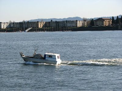 A fishing boat on the Columbia River