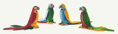 Plush stuffed parrot toy or collectible