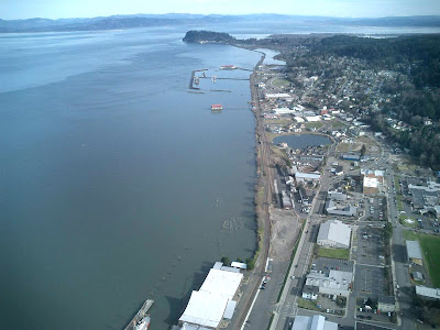 Aerial Photo By Frank Wolfe, Astoria, Oregon