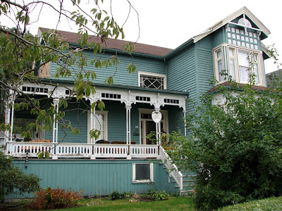 The Victorian Hobson House on Bond Street, Astoria, Oregon