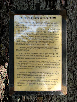 Informational Notice at the Military Cemetery, Fort Stevens, Oregon