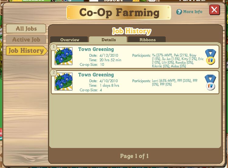 Lynspirations Farmville Co Op Farming Progress II (Morning Glories)