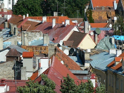 Imagini Estonia: panorama orasului vechi Talinn