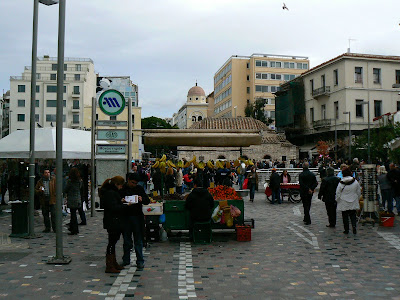 in Monastiraki, centrul Atenei