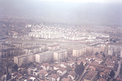 Imagini Sarajevo: din avion