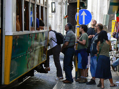 Imagini Portugalia: statie tramvai Lisabona