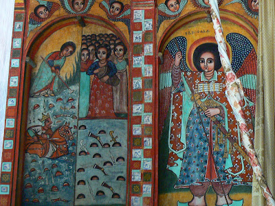 Obiective turistice Etiopia: fresce ortodoxe etiopiene