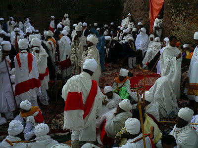 Imagini Etiopia: Craciun la Lalibela Beta Maryam
