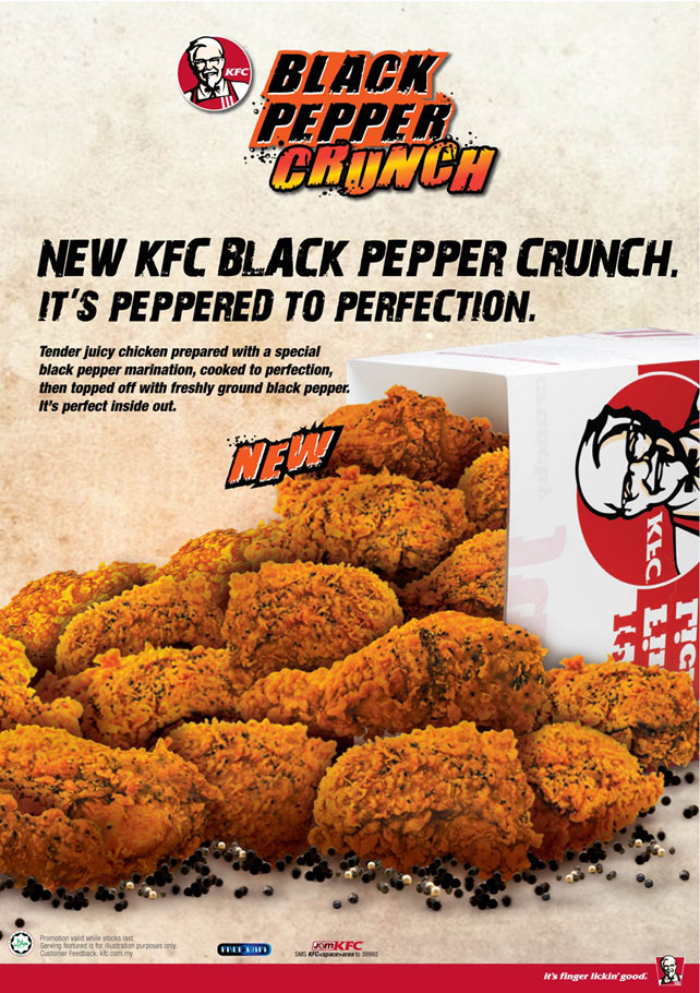 Black Pepper Crunch KFC... My Story Board