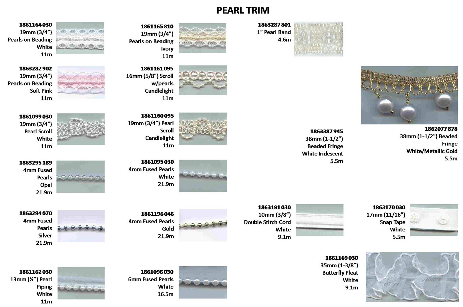 Simplicity Creative Group Wrights Trim Range