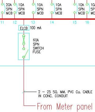 Single Phase Elcb Connection Diagram - School Cool Electrical