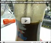 HHO nuevo reactor con electrodos magnéticos