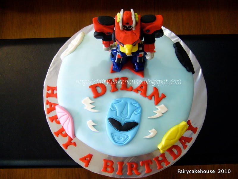 Fairy Cakehouse: Dylan's Power Ranger Megazord Cake