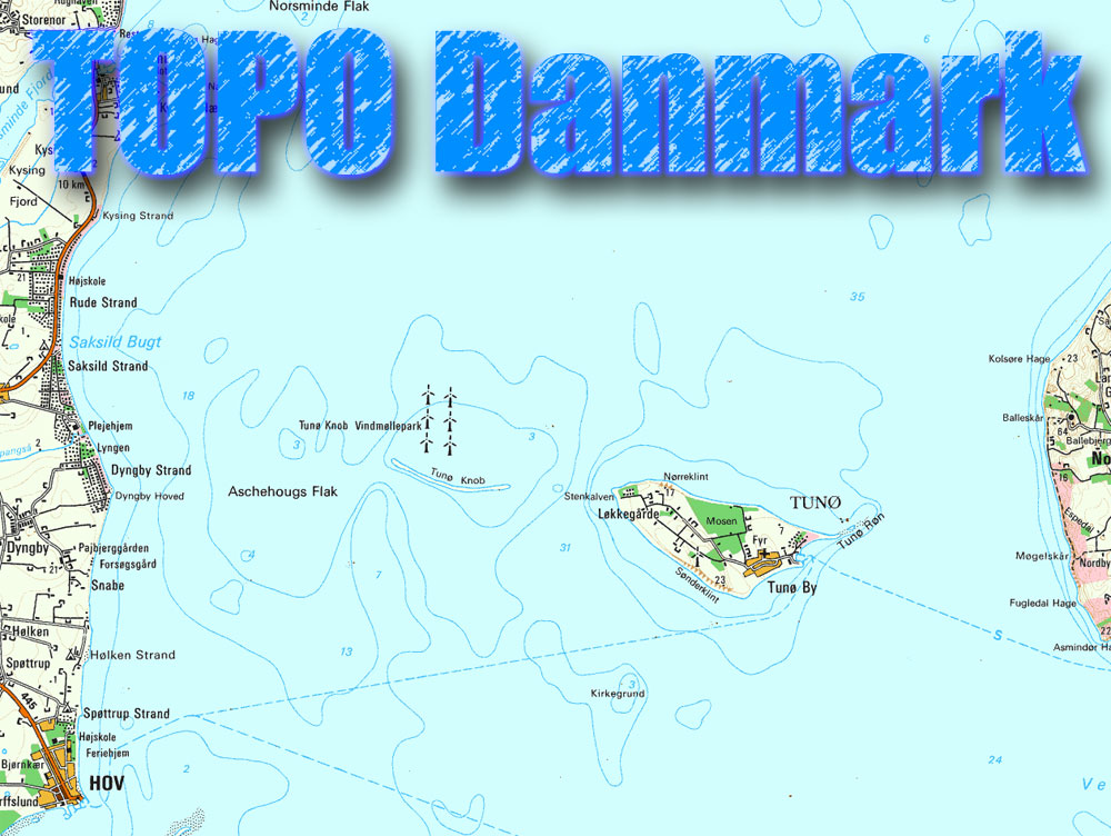 KajakBloggen.dk: Topografiske kort over Danmark fra Garmin
