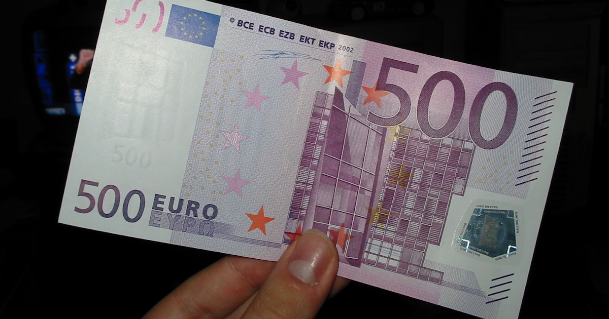 Comment Se Débarrasser D'un Billet De 500 Euros Feliz y Saludable: El Billete de 500 Euros