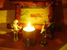 Michaels Candle and his special Place in our Home
