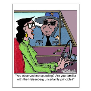 Broma sobre principio de Heisenberg