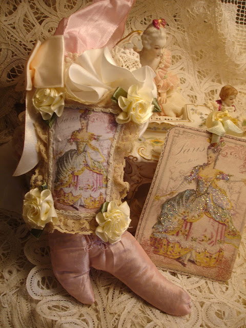 MARIE ANTOINETTE LAVENDER SACHET STOCKING