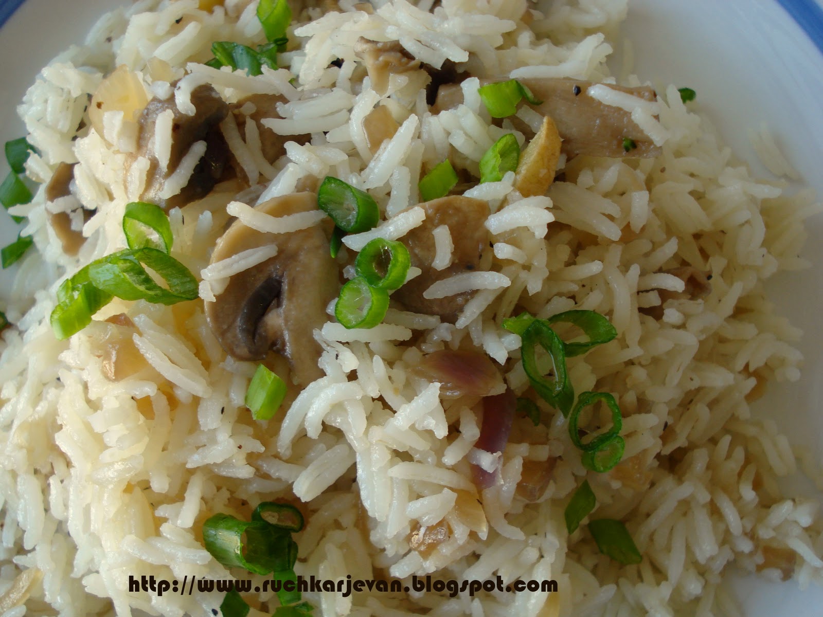 रुचकर जेवण: Mushroom Fried rice