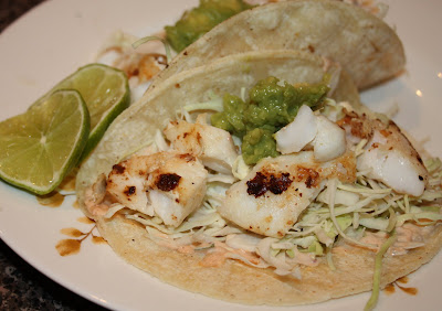 Fish Tacos with Chipotle Cream