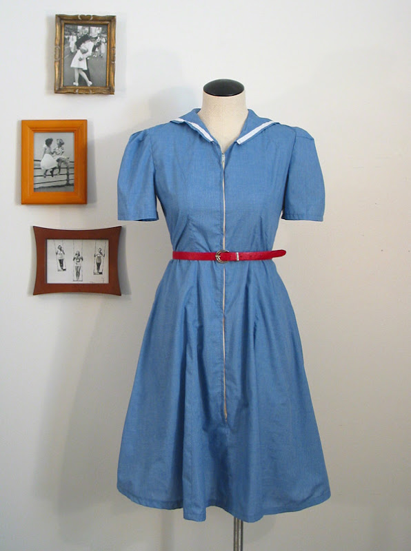 Q S Daydream 1940s Sailor Dress